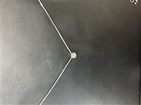 Collana Polello Donna in Oro bianco Diamante E3046CB